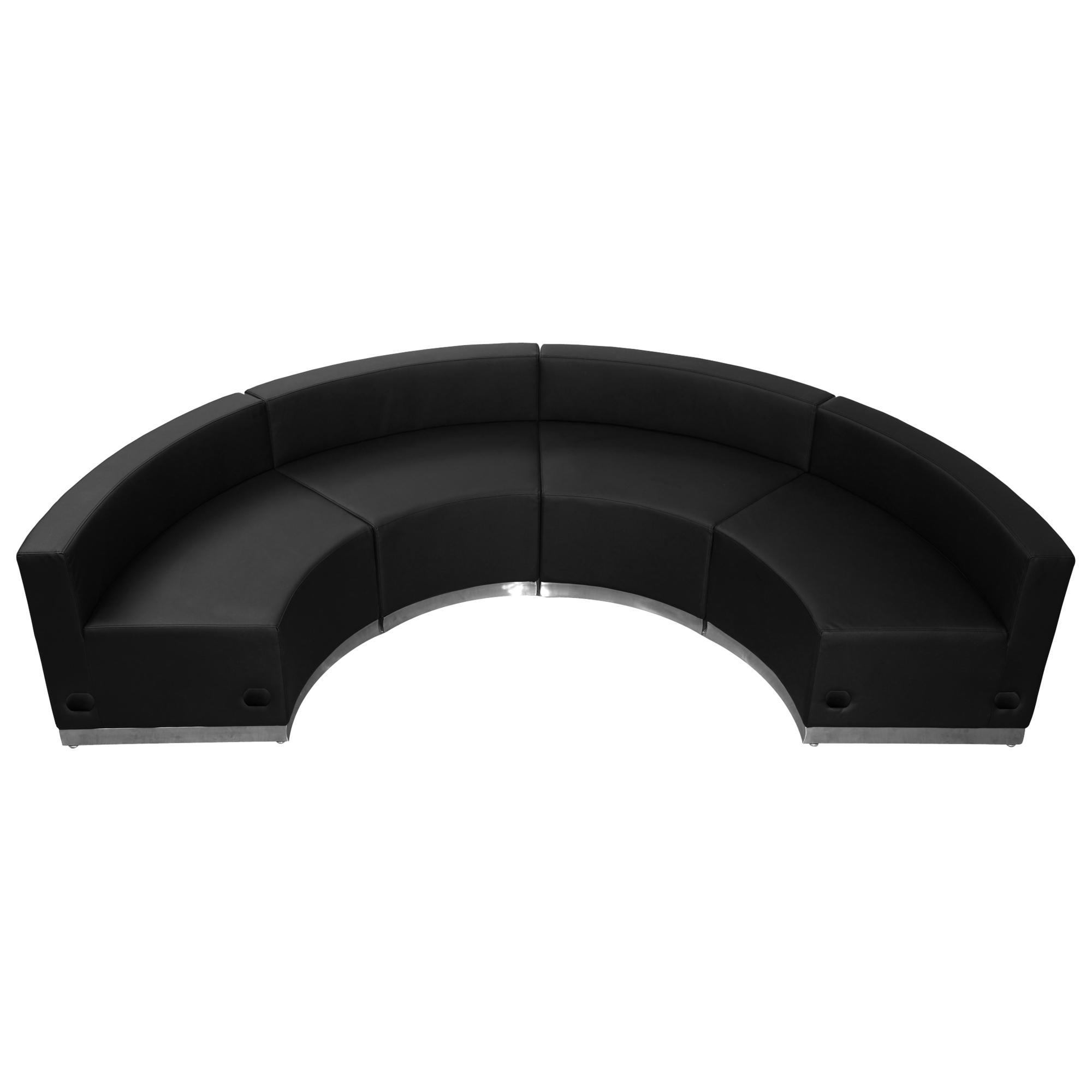 Flash Furniture, 4 PC Black LeatherSoft Reception Configuration, Included (qty.) 4 Model# ZB803480SBK